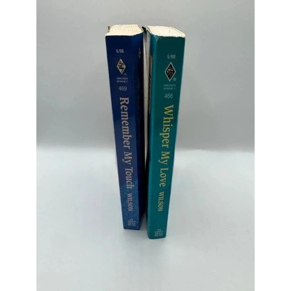 2 Book Lot Gayle Wilson Whisper My Love Remember My Touch Romance Novels